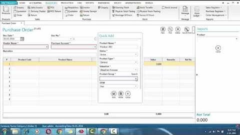 PACT ERP Add Product Transaction Level