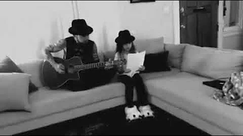 Dave Navarro and his goddaughter Lola performing Jane's Addiction song "Ocean Size"
