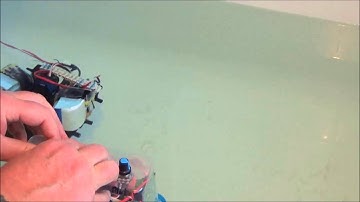 testing fwd and rev thrusters on the micro ROV