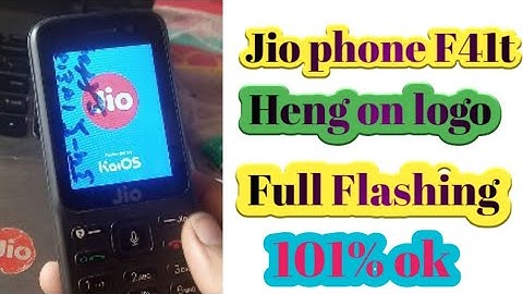 jio f41 hang on logo problem full fleshing solution