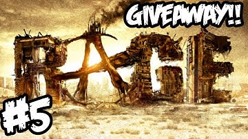 RAGE Walkthrough Part 5 HD - GIVEAWAY!! - Welcome to Auto Zone! (Xbox 360/PS3/PC Gameplay)