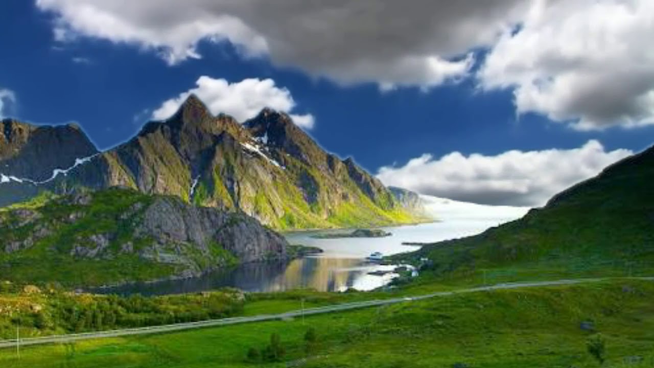 HD Mountain nature video background