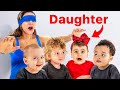 Mom Tries to find her DAUGHTER Blindfolded!