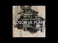 Bosch VE injector pump tuning Landrover 200tdi extra power tweak  Pump adjustment fuel boost control