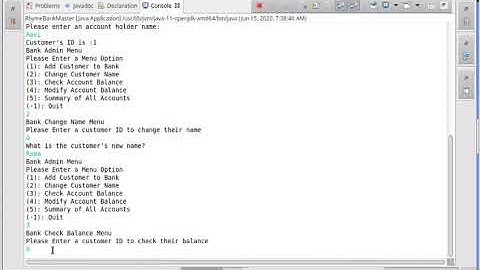 Basic Banking Application in Java
