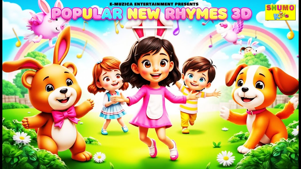 Live : 3d Popular Rhymes | Poems and Fun | New Rhymes for Kids ...