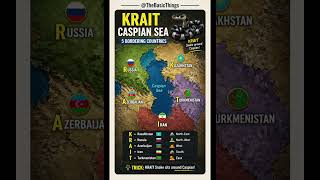 Caspian Sea Countries Trick in 50 Sec | UPSC Geography Hack 🔥 #UPSCPrelims
