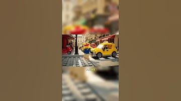 LEGO Traveler in Paris | A Cinematic Stopmotion Adventure #shorts