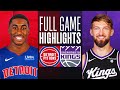 PISTONS At KINGS FULL GAME HIGHLIGHTS February 7 2024 