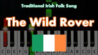 The Wild Rover - Traditional Irish Folk Song | Easy Piano Tutorial  🇮🇪 🇬🇧 🏴󠁧󠁢󠁳󠁣󠁴󠁿
