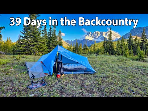 39 Days Backpacking in *Mostly* the Canadian Rockies | My 2024 Trips thumbnail
