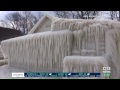 Yes, this is a real house completely encased in ice