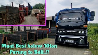 Mbah Gotic loads 10 tons of heavy hollow iron in front of Bali..!!