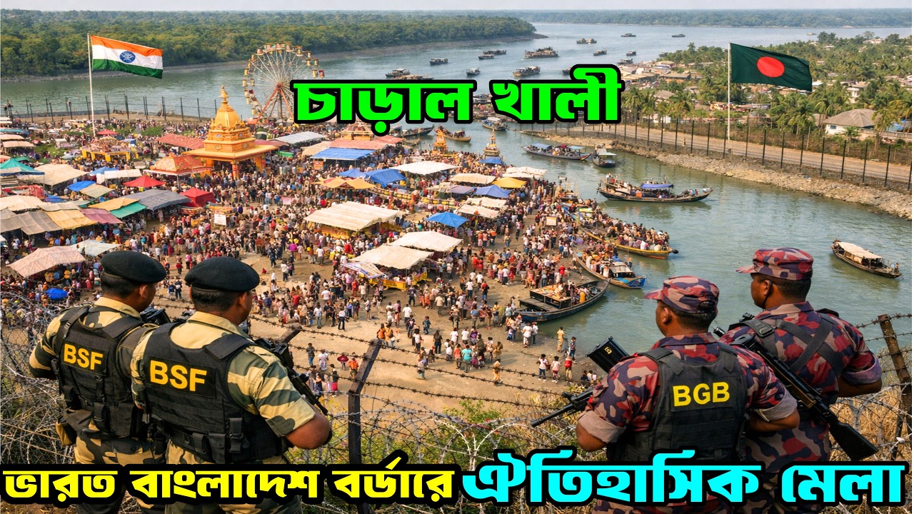 ভারত বাংলাদেশ সীমানায় দুর্গম জনপদে লাখো লাখো মানুষের ভিড়। Sundarban village Life। Bangladesh Border