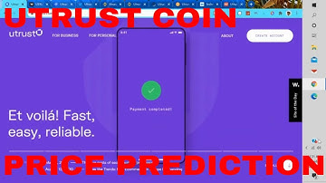 UTrust Coin Price Prediction UTrust Review Utrust UTK Crypto Coin Binance Listing News Today
