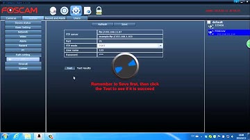 Foscam Client Software Video Tutorial  - How to upload alarm images onto FTP server