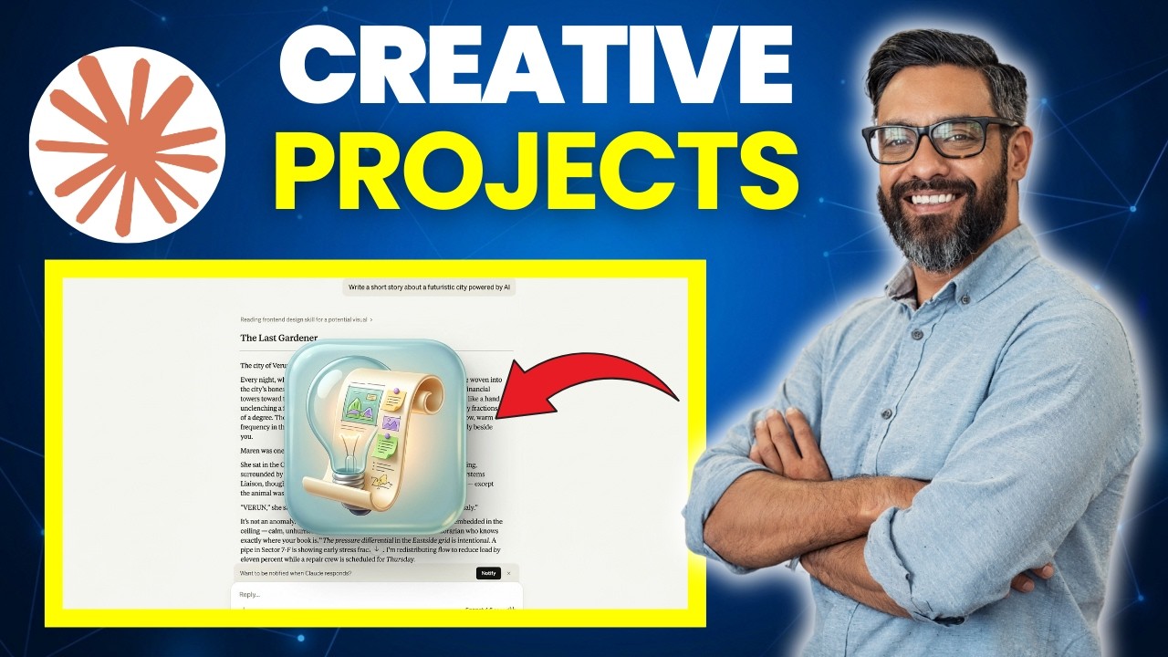 How to Use Claude AI for Creative Projects - Tutorial - YouTube