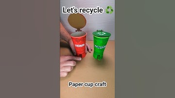 #school project #crafting tutorial #kids craft #recycle bin #paper craft #kids art #how to video