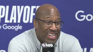 Mike Brown PostGame Interview | Atlanta Hawks vs New York Knicks