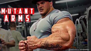 MUTANT ARMS - LET&#39;S BUILD TRICEPS AND BICEPS - NICK WALKER ARM DAY MOTIVATION