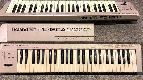Roland ED PC-180 A Midi keyboard controller ( Wilson’s music instruments 03371476660 )