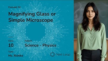Magnifying Glass or Simple Microscope | Class 10 Physics | Refraction through A Lens