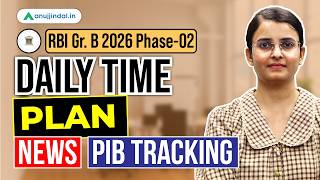 RBI Grade B Current Affairs Strategy | RBI Grade B Phase 2  | PIB News For RBI Grade B | Anuj Jindal