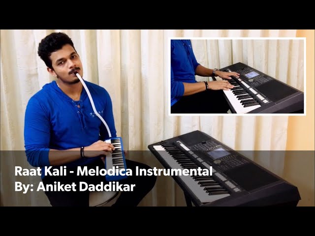 Raat Kali Ek Khwab - Aniket Daddikar | Melodica Instrumental | Unplugged Version With Keyboard class=