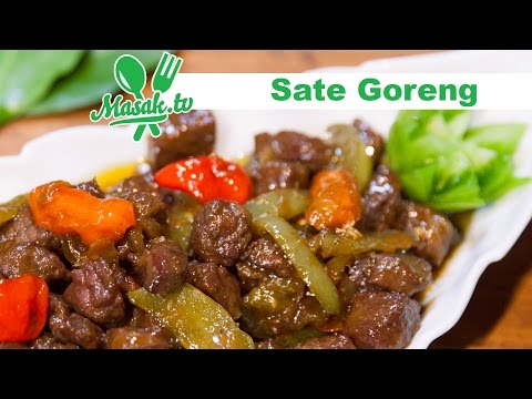 Video: Cara Membuat Sate Daging Goreng