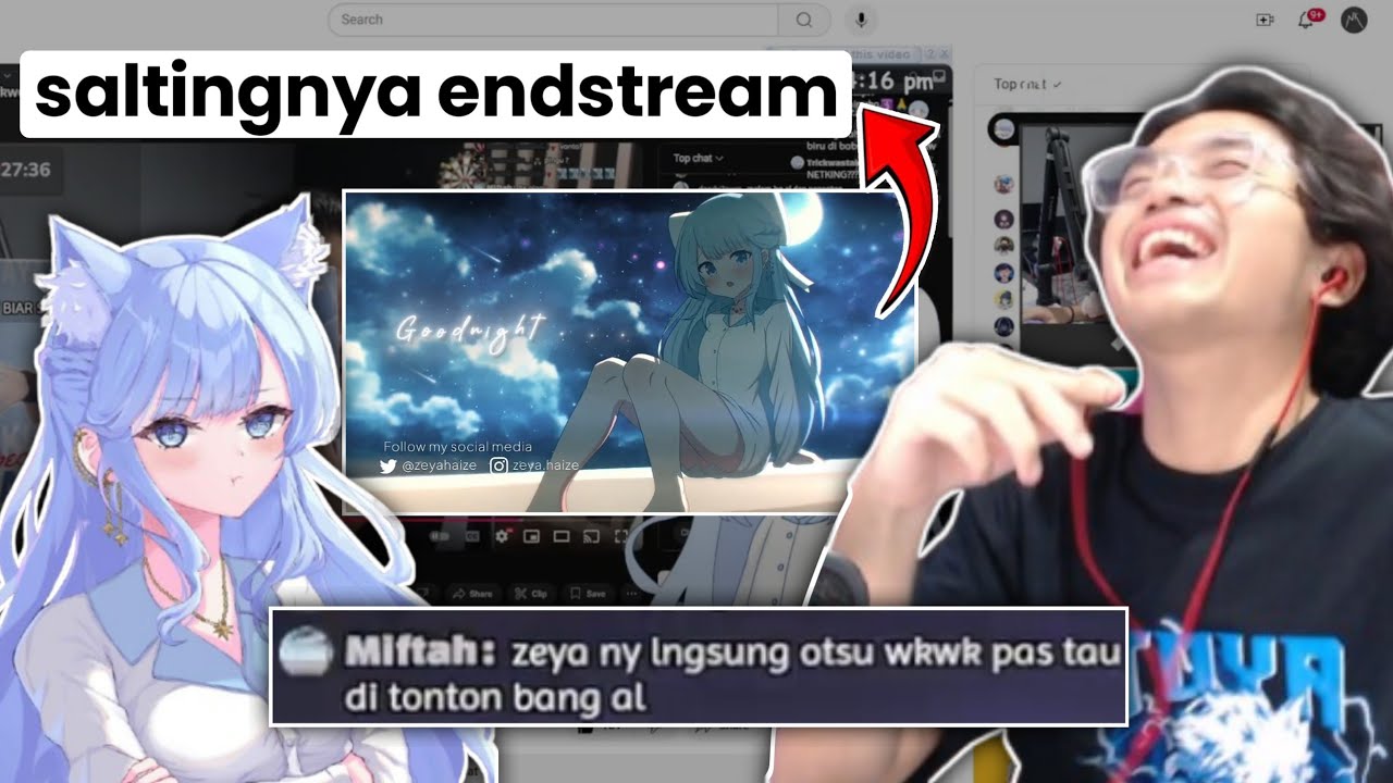 Saltingnya Zeya bikin stream lag, Moment bang Al ke stream Zeya | Clip