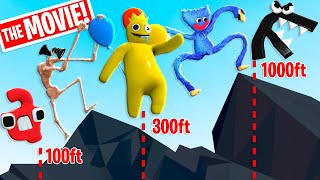 Who has the Highest Jump? Rainbow Friends, Alphabet Lore, Huggy Wuggy & More!