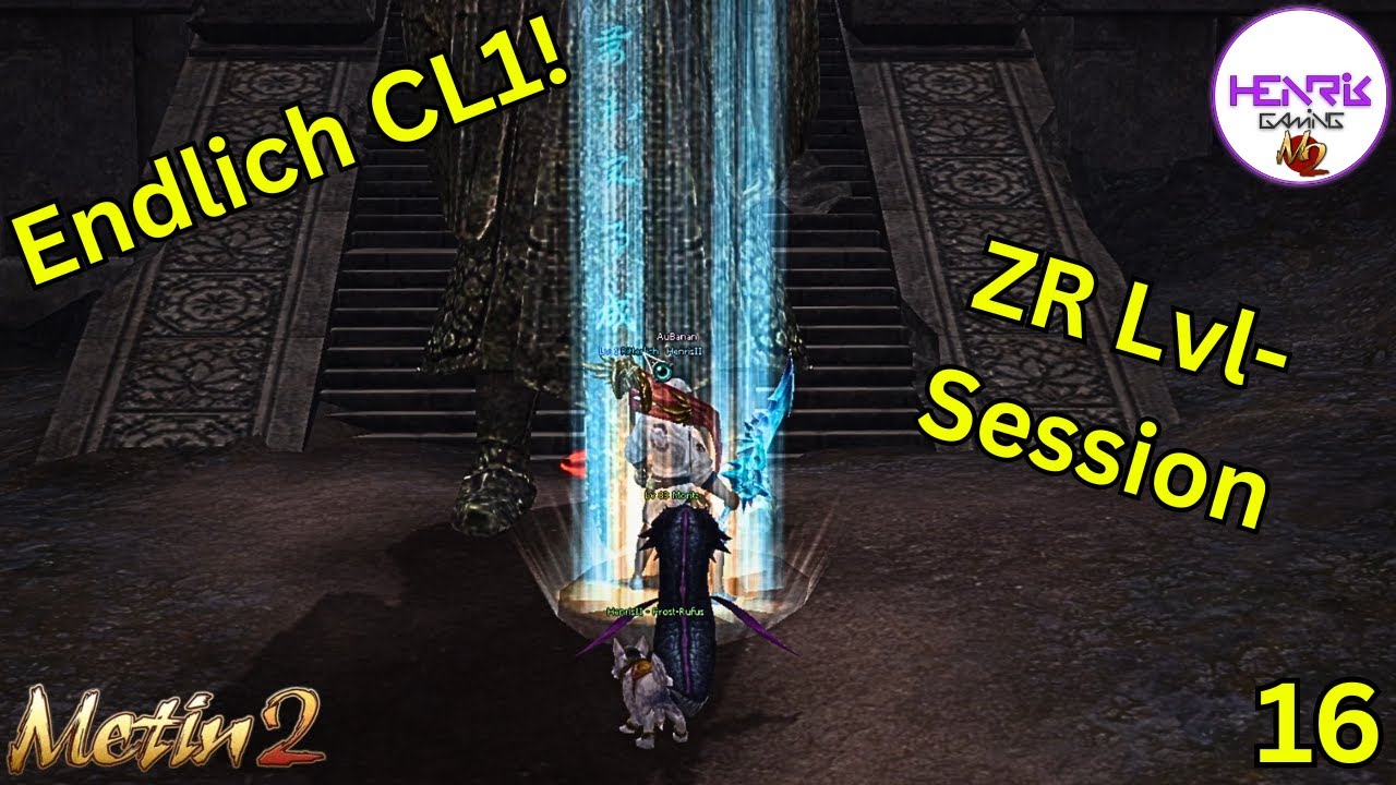 CHAMPION LEVEL 1 nach ZR Session! - Metin2 DE RUBY [Chimera] - YouTube