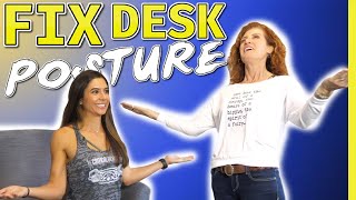 Workplace Ergonomics ||  7 POSTURE CORRECTIONS To Do At Your Desk 🤩