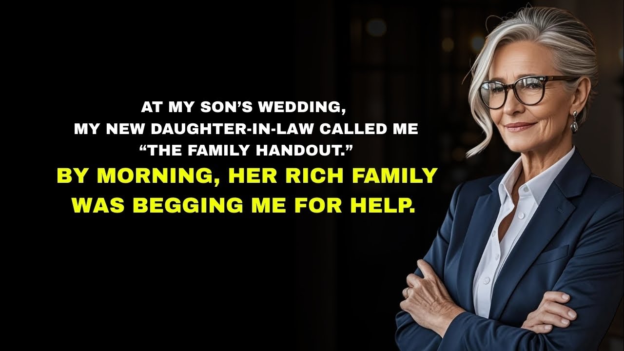 They Called Me ‘Family Handout’ at My Son’s Wedding – One Phone Call Changed Everything
