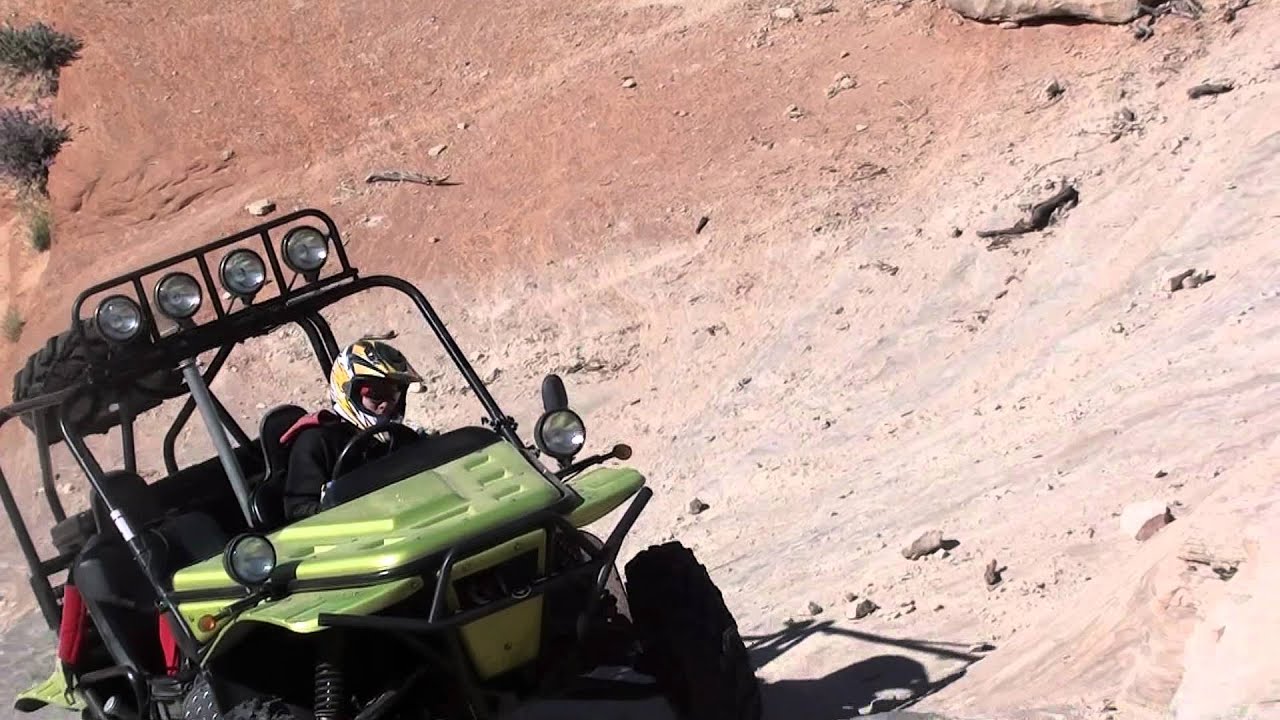 My Joyner Trooper going up Wipeout Hill Moab, Utah