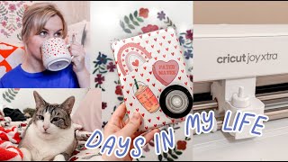 DAYS IN MY LIFE VLOG | unboxing cricut joyxtra & bundle & life after dropping out of college