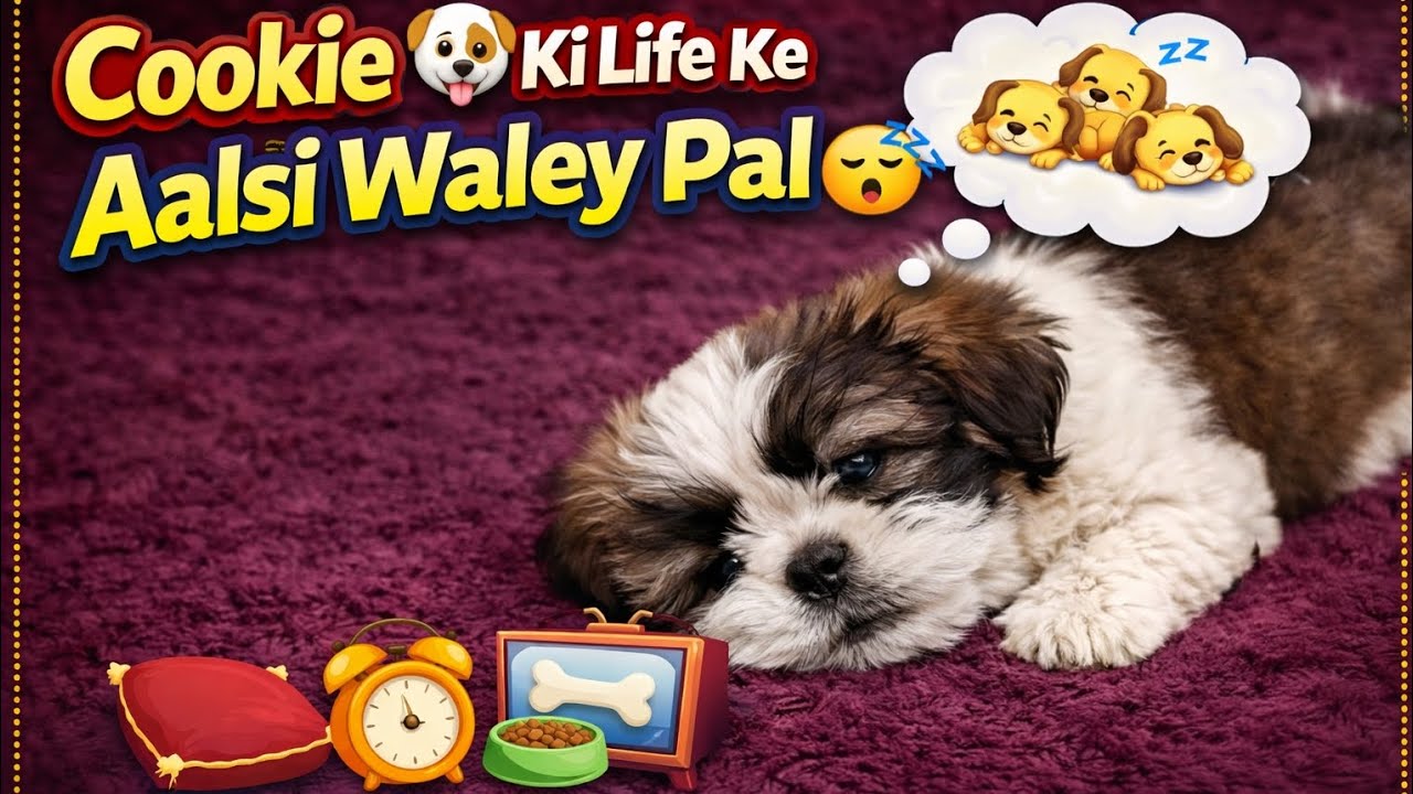 Cookie Ki Life = Eat, Sleep, Repeat 😴🐾