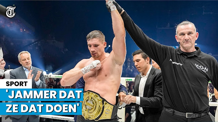 Rico Verhoeven uitgefloten tijdens titelgevecht