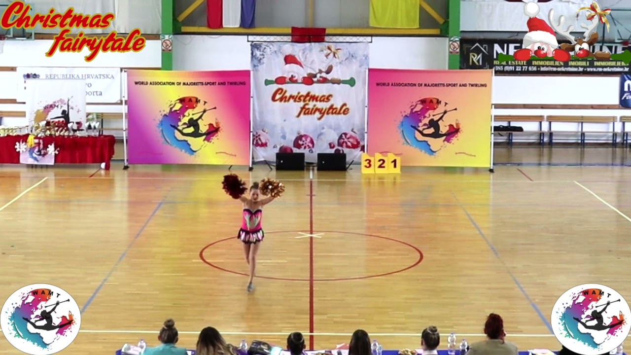 Pom Pom Cadet Solo- Lucija Zubalj- Halubajske mažoretkinje, Croatia