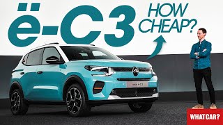 NEW Citroen e-C3 - FULL details on CHEAP new electric car! | What Car?