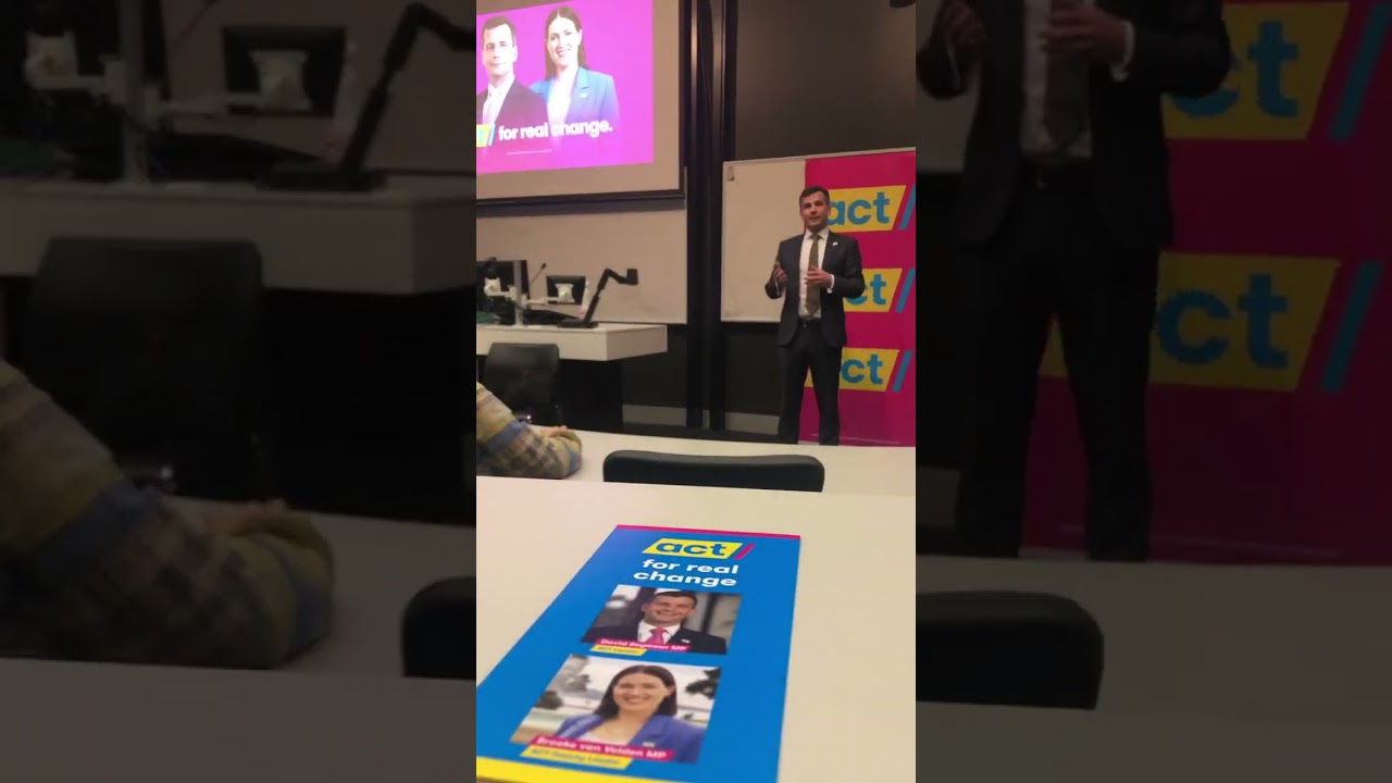 act Party New Zealand leader David Seymour speech in University of Auckland 24 Aug 2023