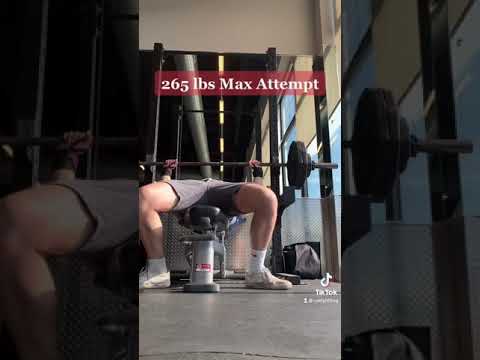 265 lbs / 120 kg Bench Press 1 Rep Max FAIL.