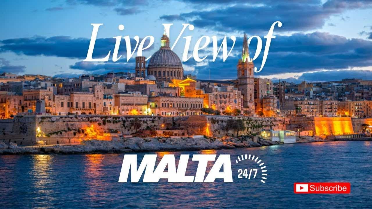 LIVE Malta Cam 4K - Real City Sound - 24/7