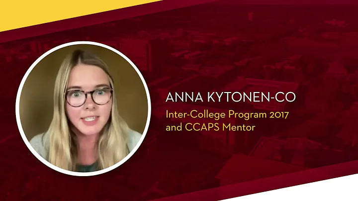 CCAPS Mentor Program: Alison Wong and Anna Kytonen...