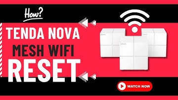 Tenda Nova Mesh WiFi Reset #wifi #reset