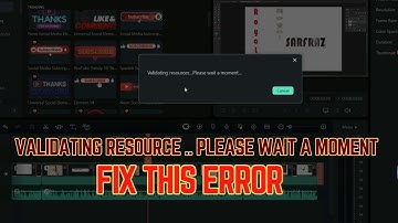 Filmora 13 "Validating Resources...Please wait a moment" - FIXED | Sarfarz Legacy
