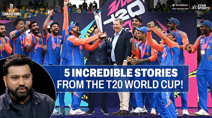 Rohit Sharma narrates 5 incredible stories from the T20 World Cup 2024!