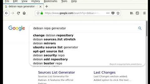 Add new repository to Debian sources list