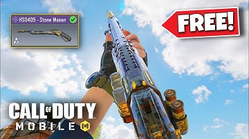 *NEW* FREE EPIC HS0405 "STONE MASON" in CALL OF DUTY MOBILE - GUNSMITH BUILD! Seasonal Task SEASON 3