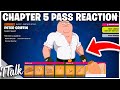 CHAPTER 5 BATTLE PASS REACTION! (Fortnite Battle Royale)